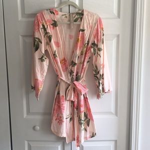 BHLDN Floral Robe